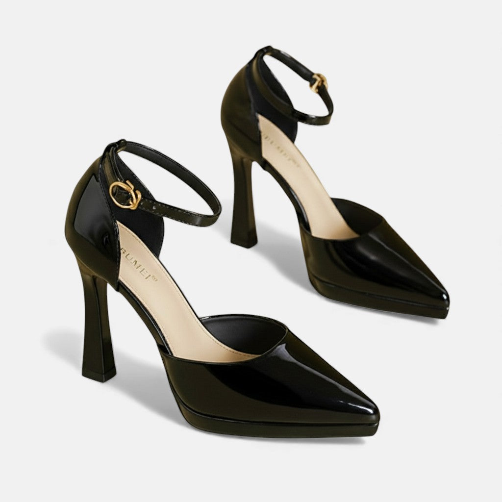 Evette™ | Zapatos de tacón de piel