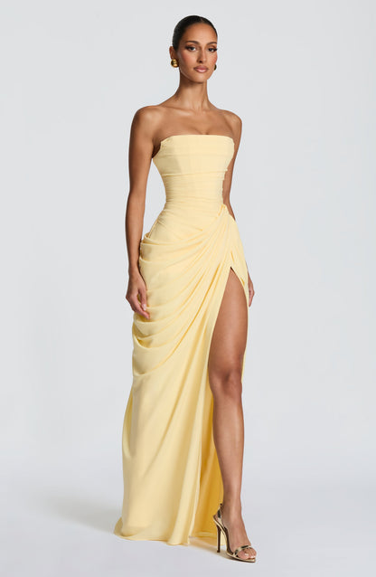 Vestido Maxi Cyra - Limón