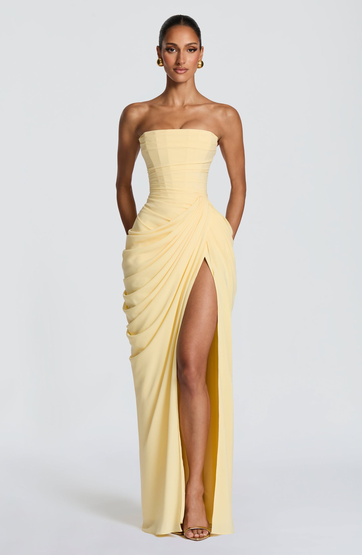 Vestido Maxi Cyra - Limón