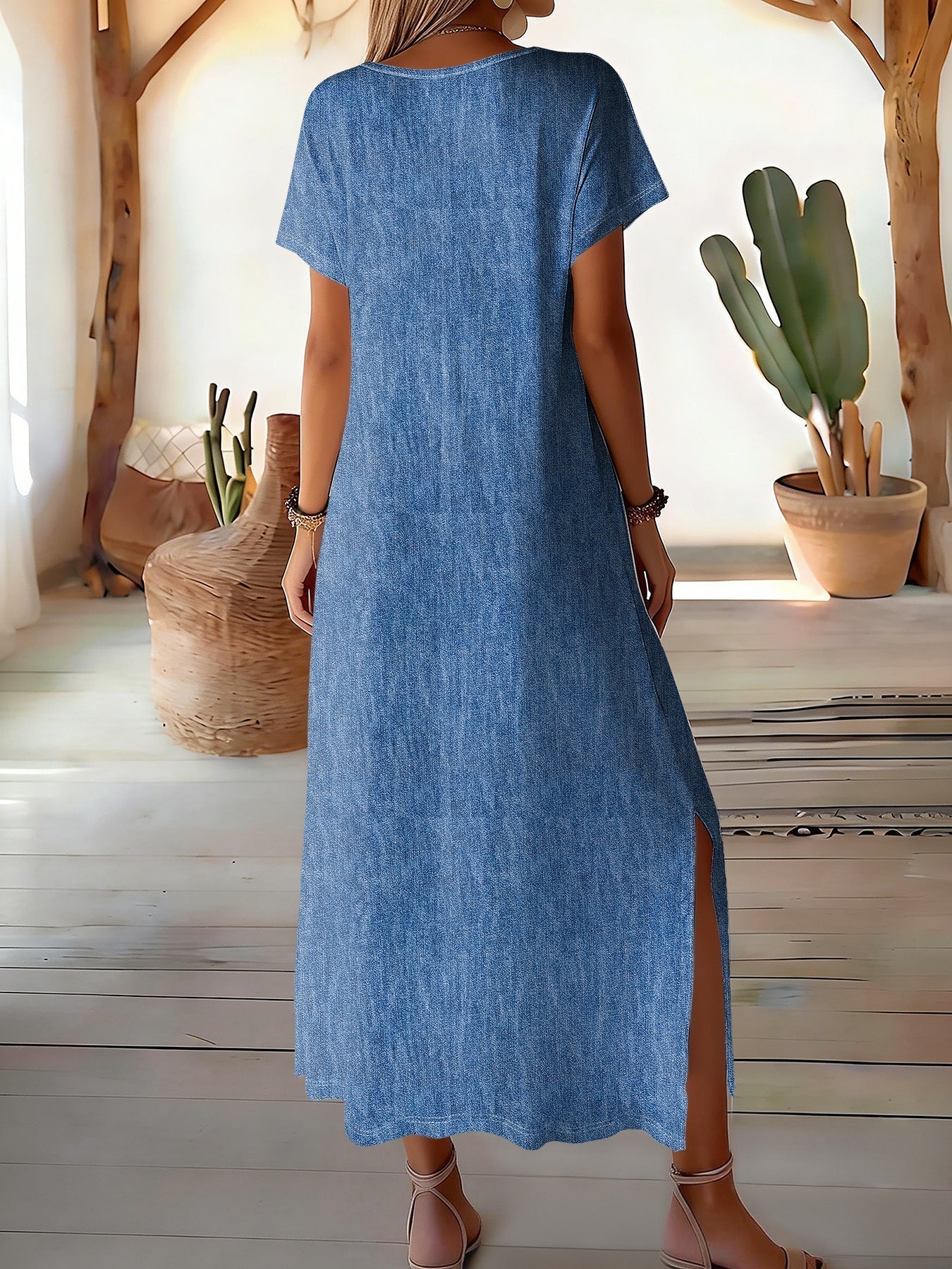 Helen | Vestido Retro Denim