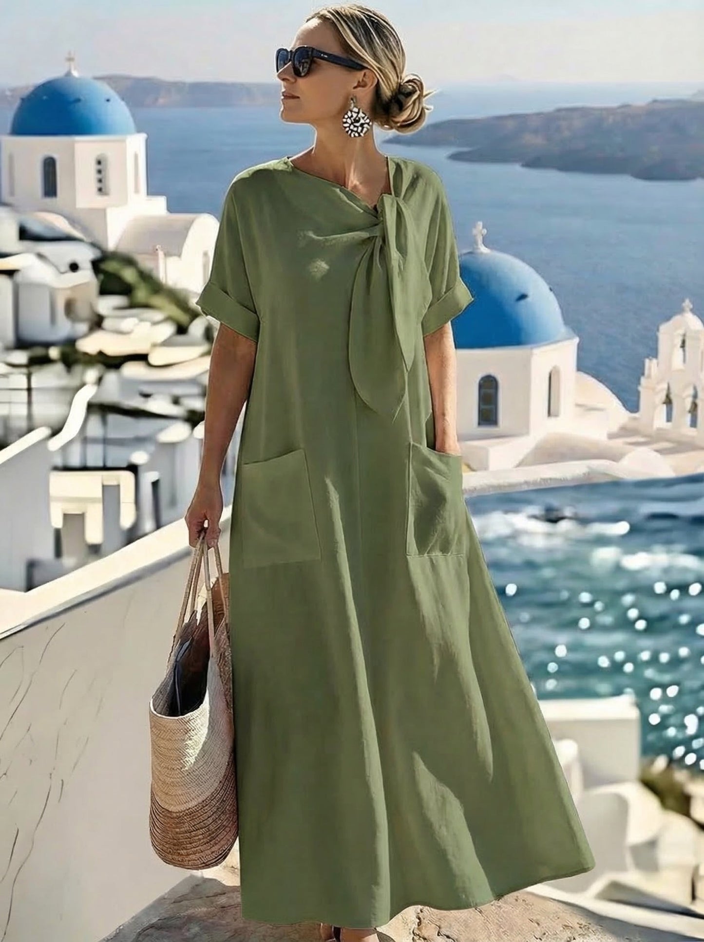 Fleur™: vestido elegante con bolsillos