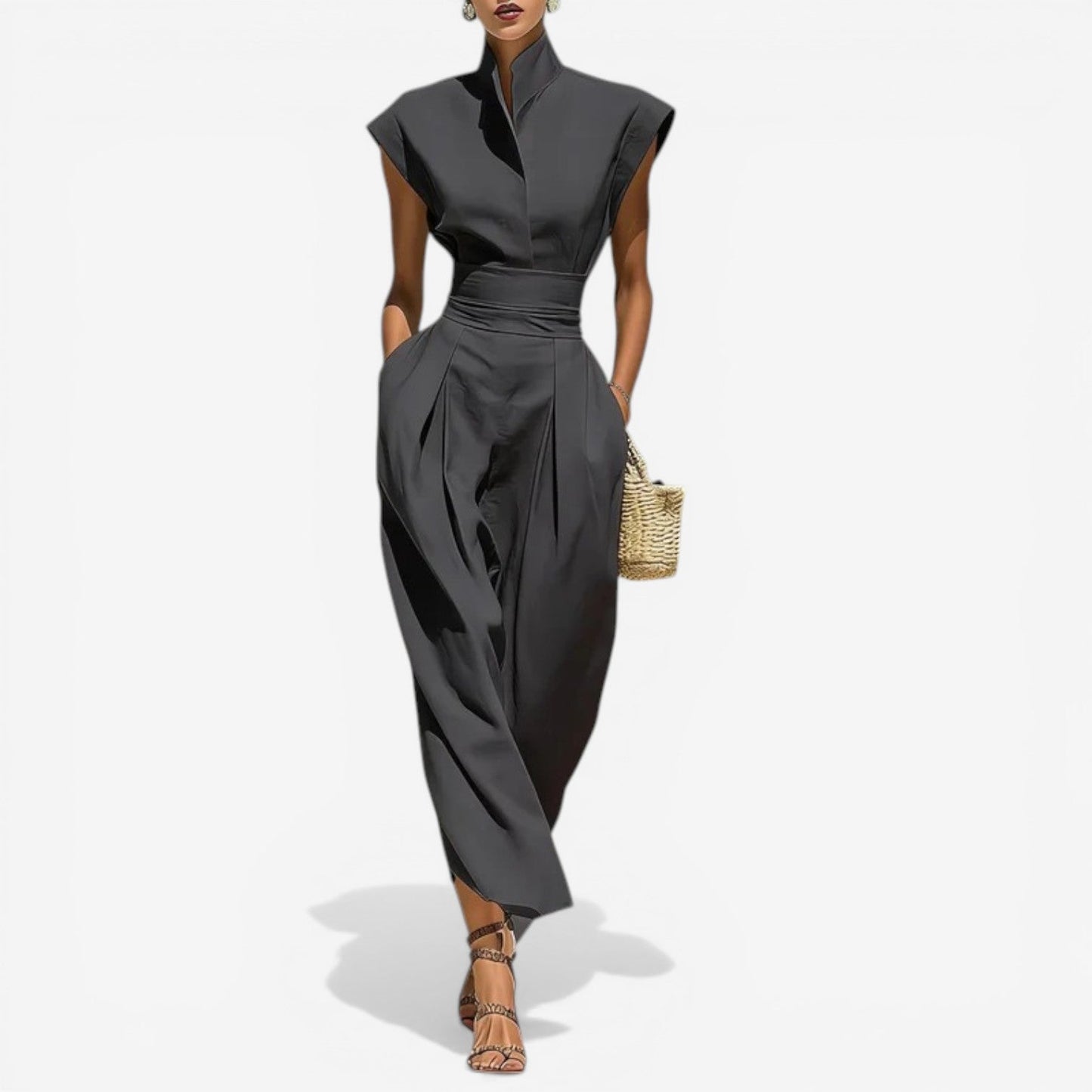 Marga™ Conjunto con Cuello Alto