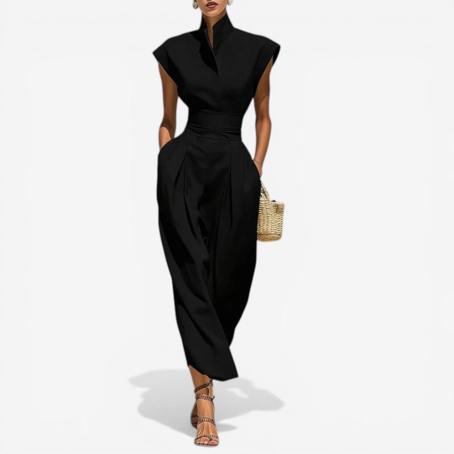 Marga™ Conjunto con Cuello Alto