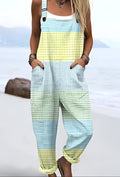 Tilde | Pantalones con tirantes a cuadros en colores pastel
