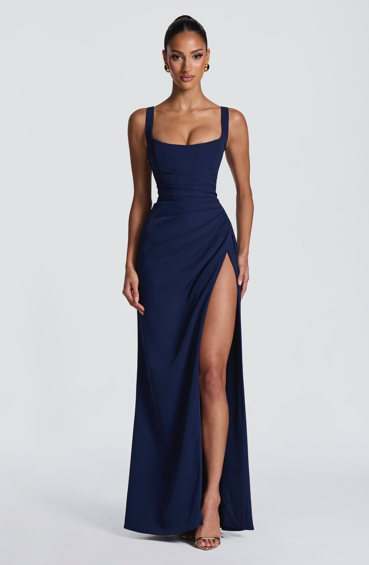 Vestido Maxi Laleh - Azul Marino