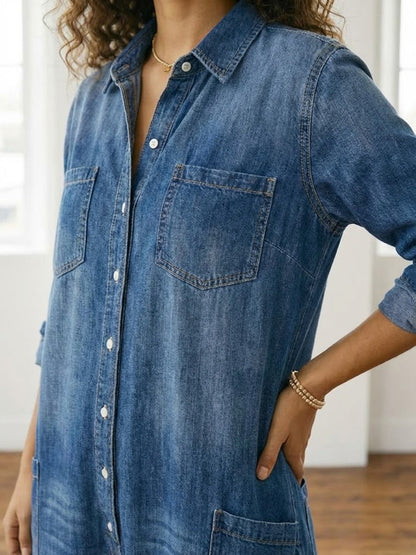 Diana | Peto Denim Vintage con Botones
