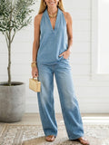 Ivy | Conjunto Denim de Dos Piezas