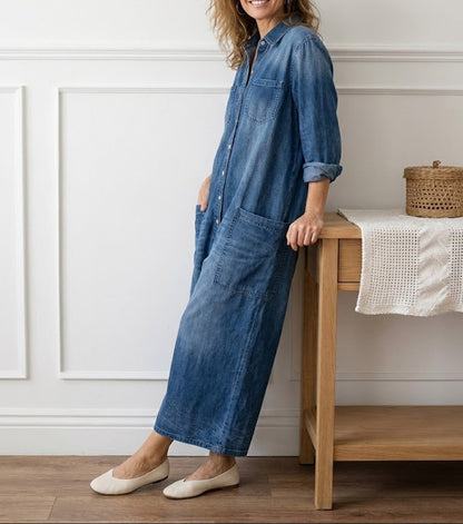 Diana | Peto Denim Vintage con Botones