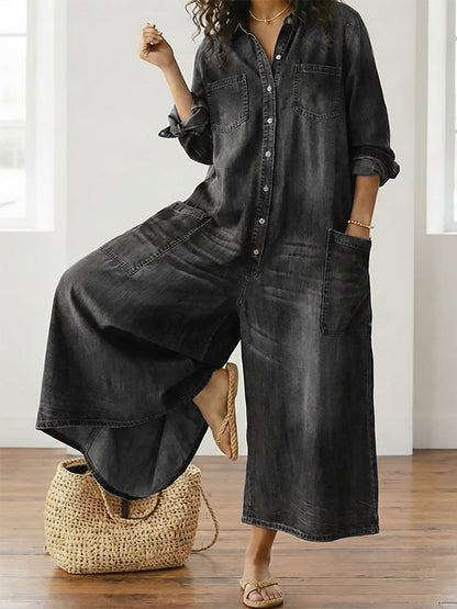 Diana | Peto Denim Vintage con Botones