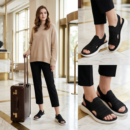 Anne™ Sandalias ortopedicas de plataforma para mujer – material transpirable para comodidad y estilo