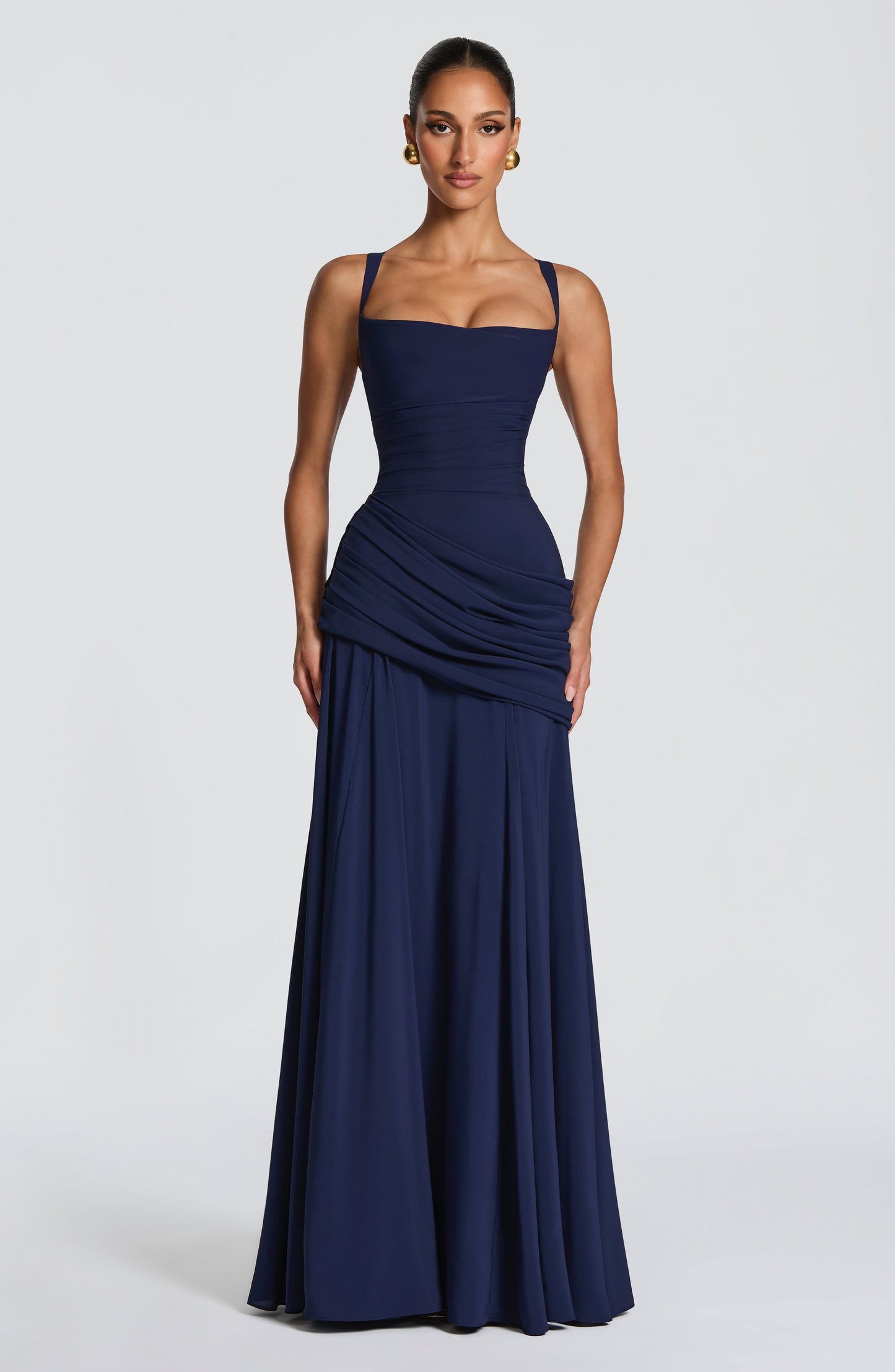 Sura Vestido Maxi - Azul marino
