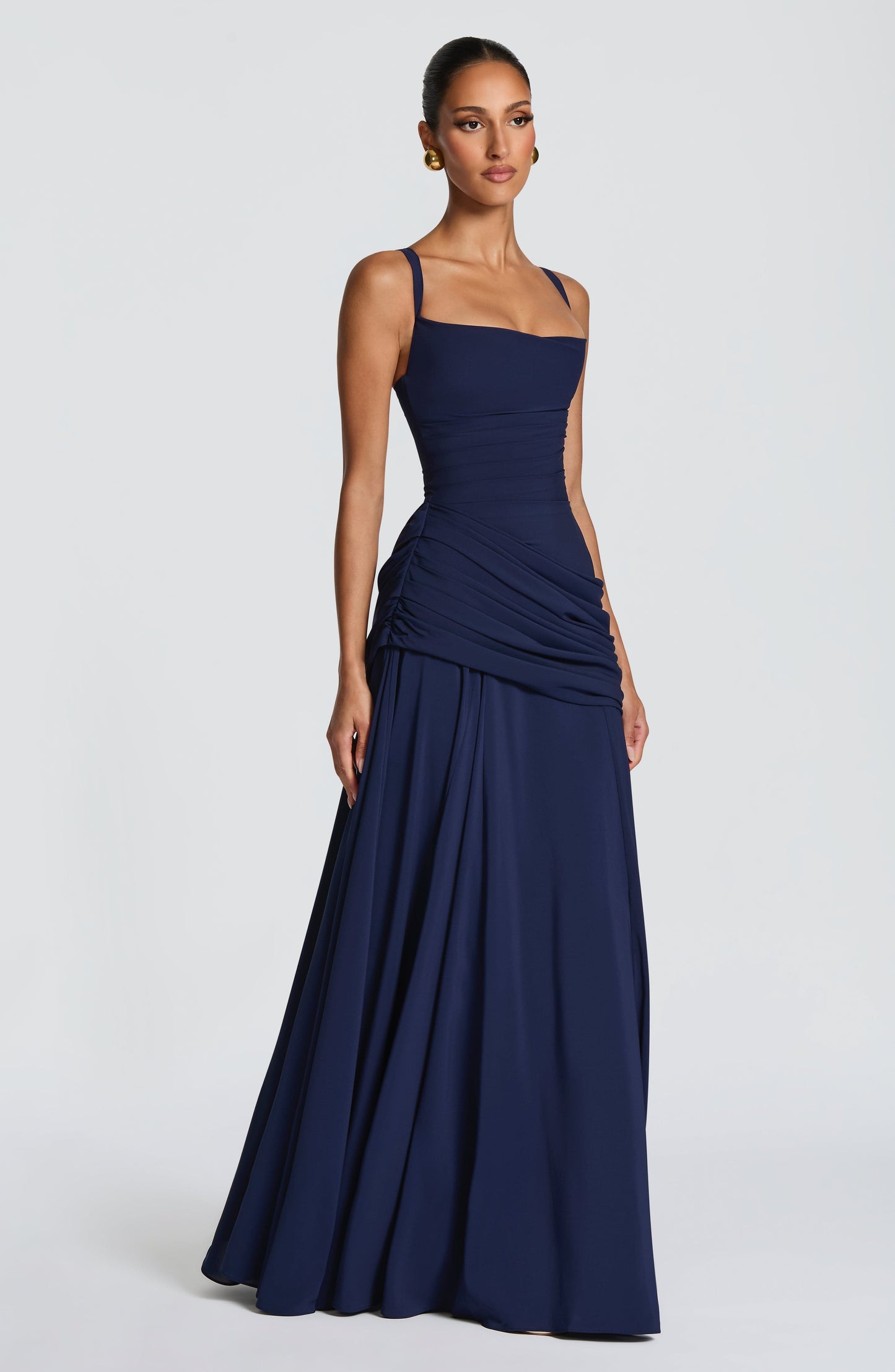 Sura Vestido Maxi - Azul marino