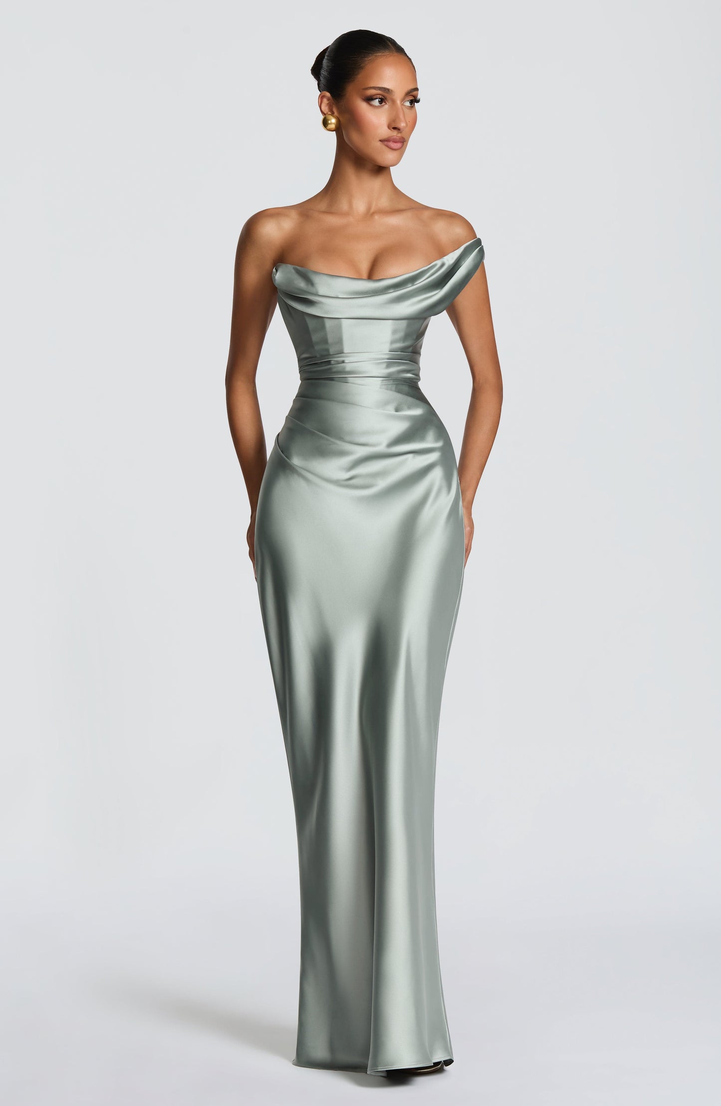 Vestido Maxi Thalassa - Salvia