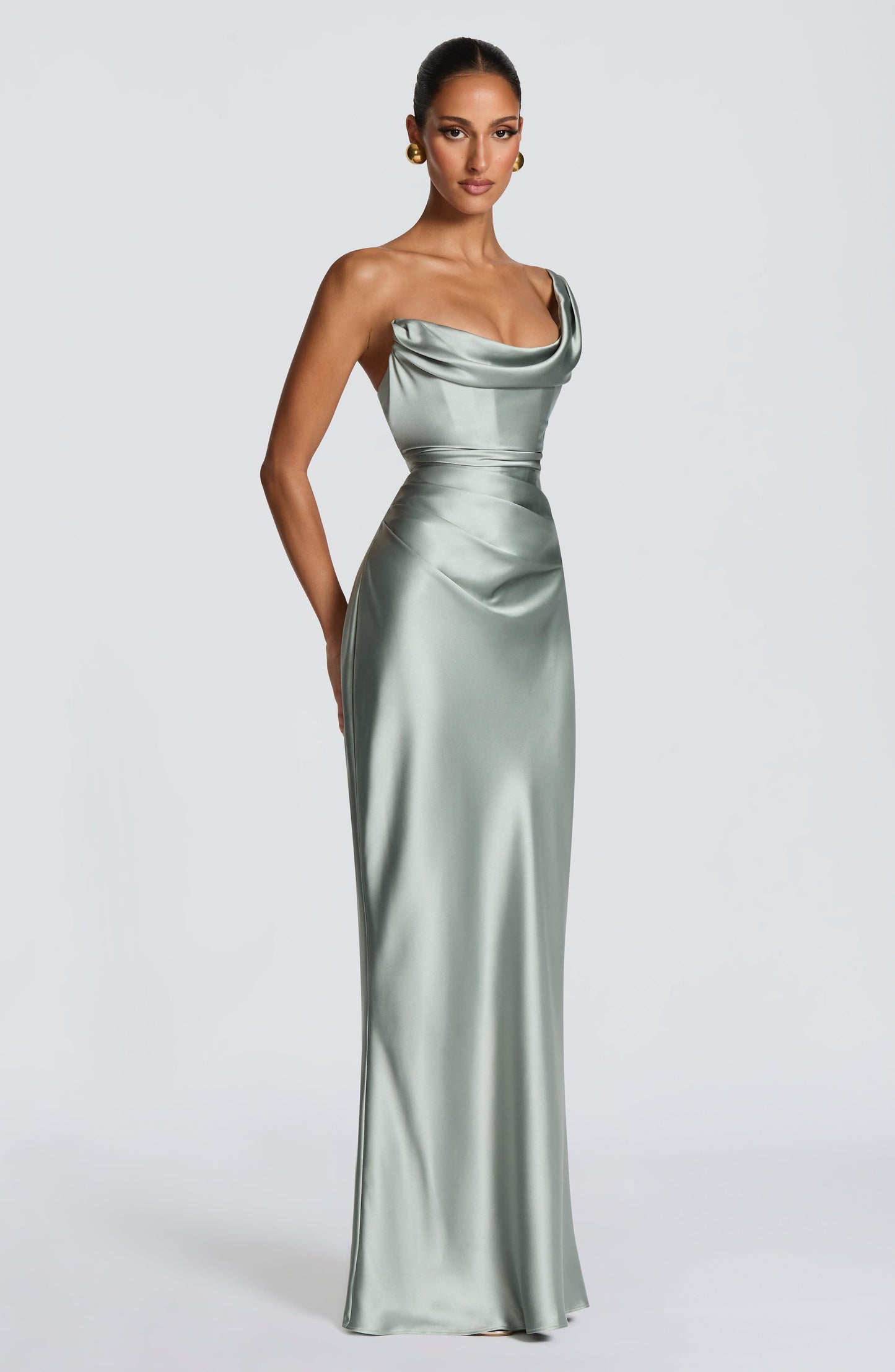 Vestido Maxi Thalassa - Salvia