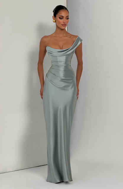 Vestido Maxi Thalassa - Salvia