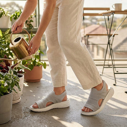 Anne™ Sandalias ortopedicas de plataforma para mujer – material transpirable para comodidad y estilo