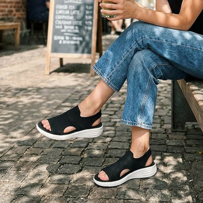 Anne™ Sandalias ortopedicas de plataforma para mujer – material transpirable para comodidad y estilo
