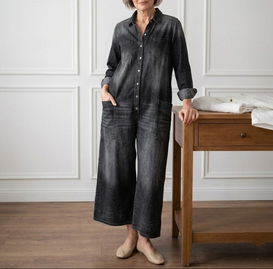 Diana | Peto Denim Vintage con Botones