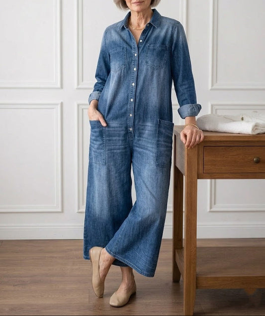 Diana | Peto Denim Vintage con Botones