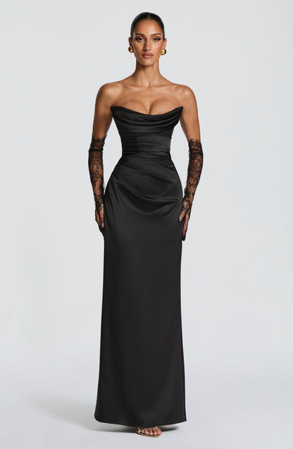 Vestido Maxi Vessa - Negro