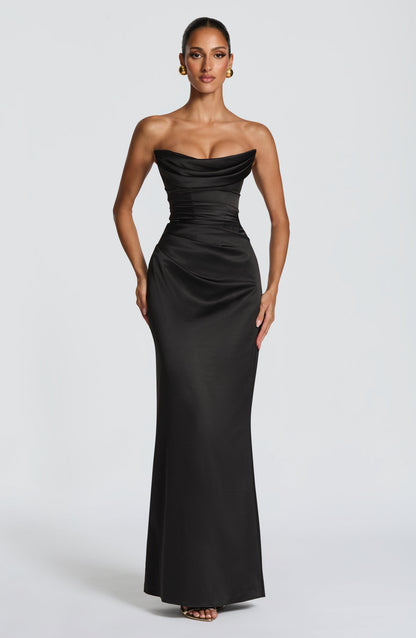 Vestido Maxi Vessa - Negro