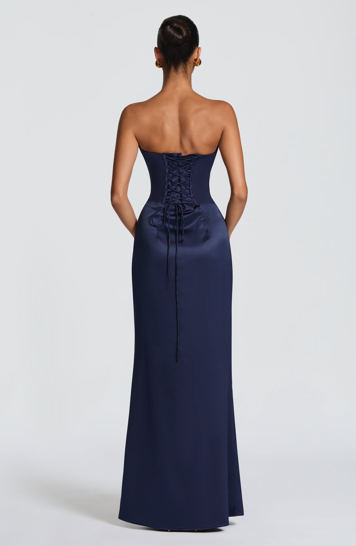 Vestido maxi Vessa - Azul marino