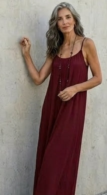 Coral Vestido de Verano Fresco